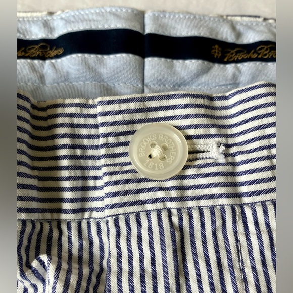 Brooks Brothers 35X34 Clark Genuine Seersucker Striped Pants NWT - Picture 8 of 8